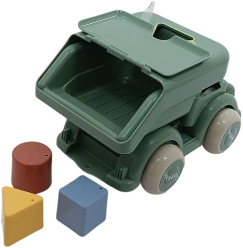Viking Toys Formenbox Müllwagen - recyceltes Lernspielzeug für Kinder-2