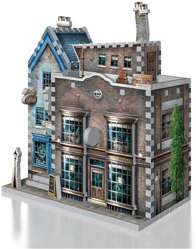 Wrebbit 3D Harry Potter Puzzle Ollivander's Zauberstabladen & Scribbulus 295 Teile-3
