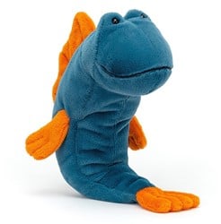 Jellycat Kuscheltier Mack Mudskipper Fisch - Plüschspielzeug 24x10x26cm