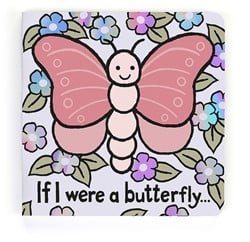 Jellycat Schmetterling Buch If I Were A Butterfly - Interaktives Pappbuch 15x15cm