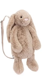 Jellycat Rucksack Bashful Bunny Beige für Kinder - kuscheliger Kinderrucksack
