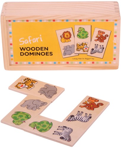 Bigjigs Dominosteine Safari-3