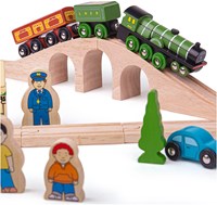 Bigjigs Flying Scotsman Zug Set-3