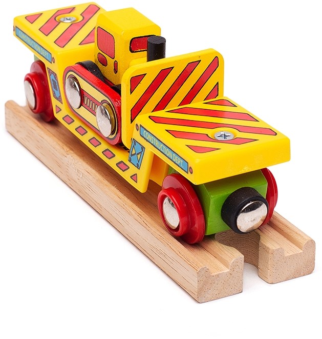 BigJigs Bulldozer Tieflader 4