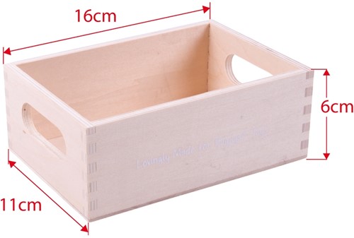 BigJigs Holz Spielzeug Kiste - Spielküche Zubehör-2