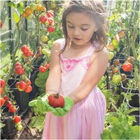 BigJigs Baumwoll-Gartenhandschuhe - Grün für Kinder-3