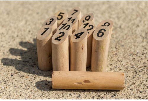 Outdoor Play Holz-Wurfspiel Outdoor-Spielzeug - Wurfspiel Set-3