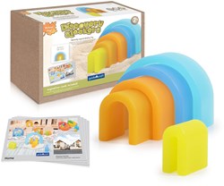 Guidecraft Lernspielzeug Discovery Stackers - Natural Tall Arch
