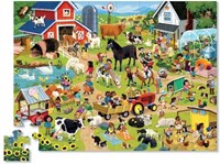 Crocodile Creek Puzzle Tag auf dem Bauernhof - 48 Teile-2