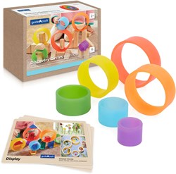 Guidecraft Lernspielzeug Discovery Circles - Regenbogen Karton