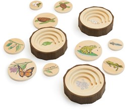 Guidecraft Lebenszyklus Puzzle Set - Lernspielzeug für Kinder