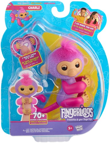 Fingerlings 2.0 Basic Monkey Purple - Charli