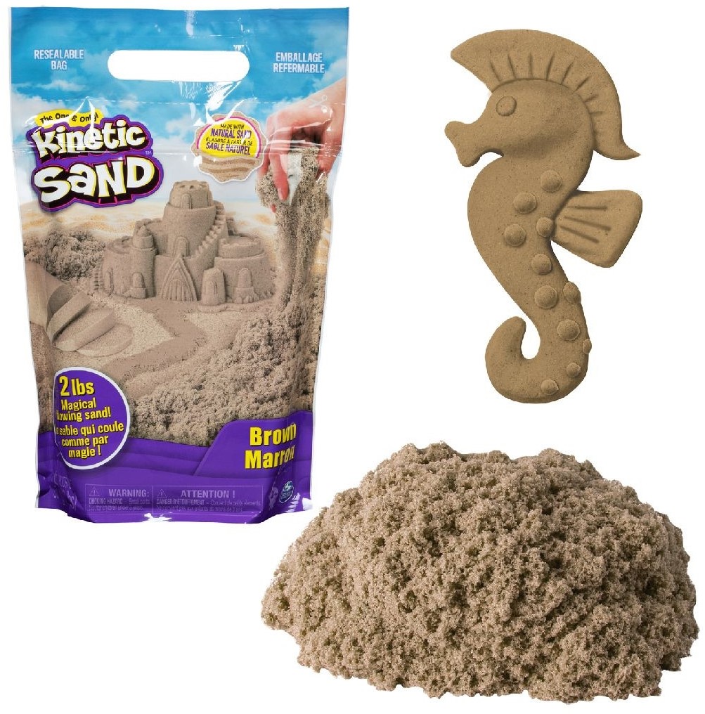 Kinetic Sand Colour Bag Brown 907gr
