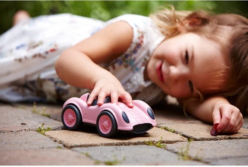 Green Toys Rennauto Rosa-3