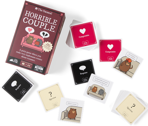 Exploding Kittens Kartenspiel Horrible Couple für Erwachsene und Paare-2