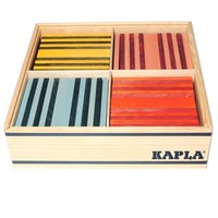 KAPLA OCTOCOLOR, 100 Holzplättchen, 8 verschiedene Farben-2