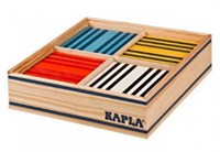 KAPLA OCTOCOLOR, 100 Holzplättchen, 8 verschiedene Farben-3