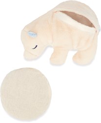 Kaloo Wärme-Kuscheltier Eisbär - Plüsch Wärmekissen für Kinder