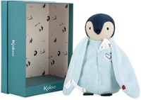 Kaloo Kuscheltier Pinguin blau mit Kusstuch - weiches Plüsch Babyspielzeug-2