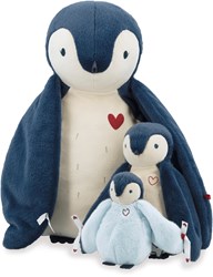 Kaloo Plüsch Pinguin Kuscheltier 50 cm mit Wickeltuch - Complices Kollektion