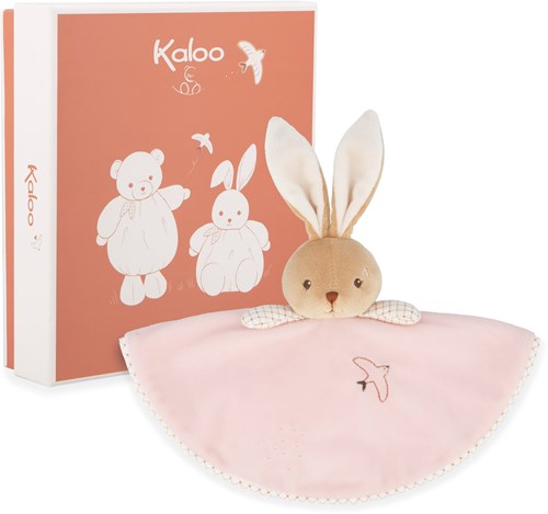 Kaloo - Rosa Kaninchen Schmusetuch - Extra Weich und Aus Recyceltem Material-3