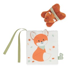 Kaloo Kuschelbuch Fuchs - Babybuch mit weichem Fuchs und Waldtieren