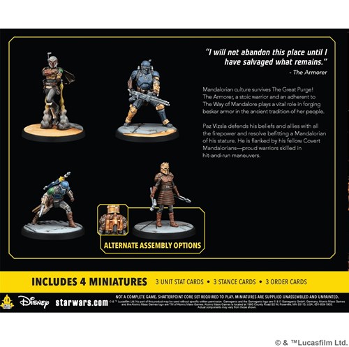 Atomic Mass Games Star Wars Shatterpoint Mandalorian Squad Pack Miniaturen-2