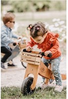 Kinderfeets 2-in-1 Holz Balance Fahrrad Dreirad Tiny Tots Plus - Bambus-3