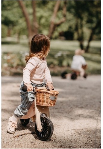 Kinderfeets 2-in-1 Holz Balance Fahrrad Dreirad Tiny Tots Plus - Rose-3