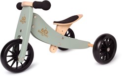 Kinderfeets 2-in-1 Holz Balance Fahrrad Dreirad von 1 Jahr Tiny Tots - Salbei