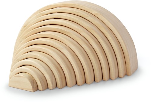 Kinderfeets Holzspielzeug Regenbogen groß - Natural