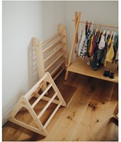 Kinderfeets Wooden Pikler Triangle / Dreieck Klettergerüst / Kletterdreieck - Small-3