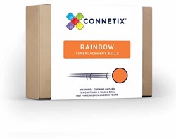 Connetix Magnetkacheln Regenbogen Marmorkugeln 12 Stück