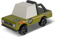 Candylab Spielzeugauto Candycar - Sand Kat Pickup Holzfahrzeug