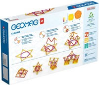 Geomag 273 Classic-60 Teile-Magnetisches Konstruktionsspielzeug für Kinder-Green Line-Lernspiel aus 100% Recyclingkunststoff-2