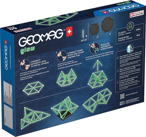 Geomag Glow Set Recycelt - 60 Stück-2