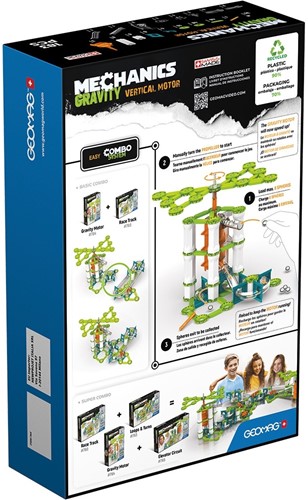 Geomag Bauset Mechanics Gravity Vertical Motor 183 Stück magnetisches Spielzeug-2