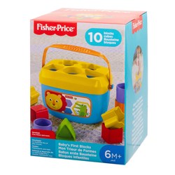 Fisher-Price Bausteinbox Babyspielzeug - erste Bausteine Set
