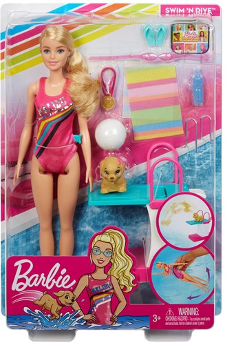 Barbie Dreamhouse Adventures - Barbie zwempop