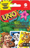 Mattel Kartenspiel UNO Junior - lustiges Kinderspiel mit Tiermotiven