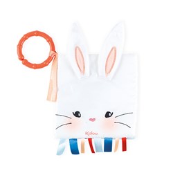 Kaloo Aktivitätsbuch Hase Baby Plüschspielzeug