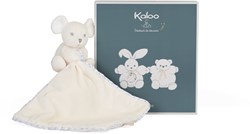 Kaloo Kuscheltier Perle Doudou Maus Creme - weiches Babyspielzeug