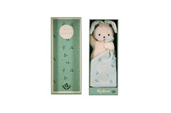 Kaloo Schmusetuch Kaninchen Zitrus - Plüsch Babydecke öko Geschenk