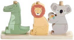 Mattel Holz Stapelspielzeug Tiere - Fisher Price Lernspielzeug