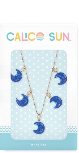 Calico Sun Halskette Sophia Mond Glitzer Collier für Kinder