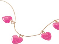 Calico Sun Halskette Sophia Herz Glitzer Collier verstellbar-3