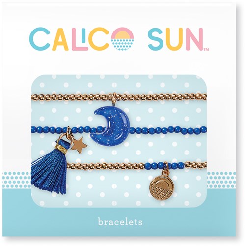 Calico Sun Armbänder Sophia Mond Set buntes Kinderschmuck