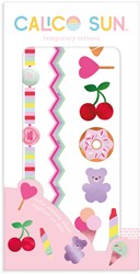 Calico Sun Lolly Temporäre Tattoos