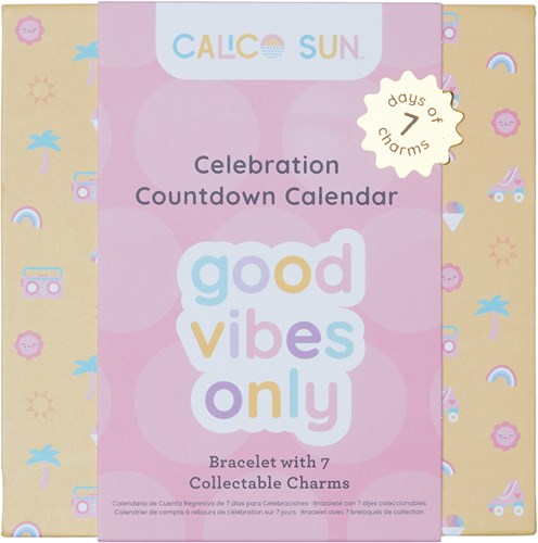 Calico Sun Countdown-Kalender Spielzeug - Good Vibes Only - bunt
