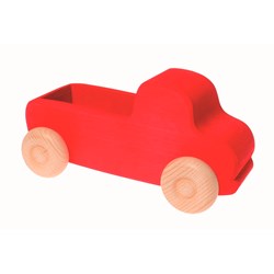 Grimm's Holz-LKW groß rot Spielzeugfahrzeug